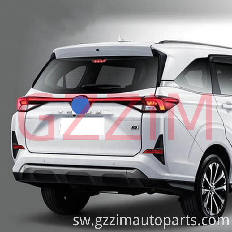 Taa ya taa ya taa ya nyuma ya taa ya nyuma ya taa ya kugeuza mwanga wa kugeuza ishara ya Veloz Avanza 2021-2022